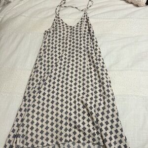 Mimi Chica Black and Cream Mini Dress